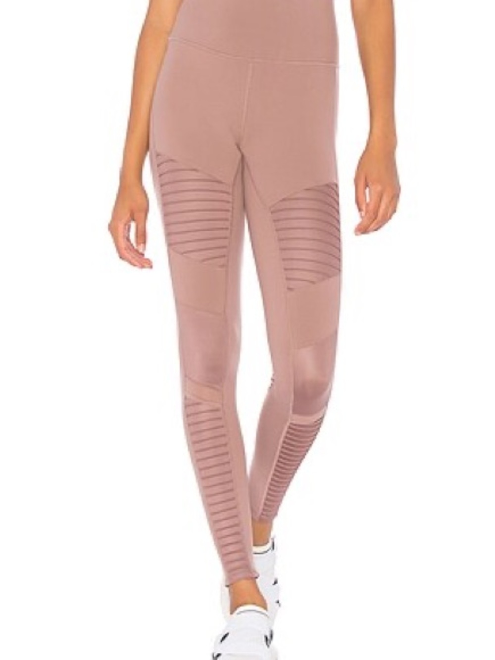 Alo Yoga  High Waist Moto Legging Size S in Smoky Quartz